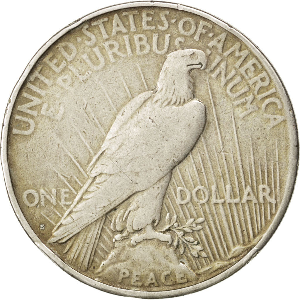 Coin, United States, Peace Dollar, Dollar, 1923, U.S. Mint, Denver, EF(40-45)