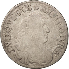 France, Louis XIV, 4 Sols dits « des Traitants », 4 Sols, 1675, Lyon