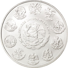 MEXICO, Onza, Troy Ounce of Silver, 2011, Mexico City, KM #639, MS(65-70),...