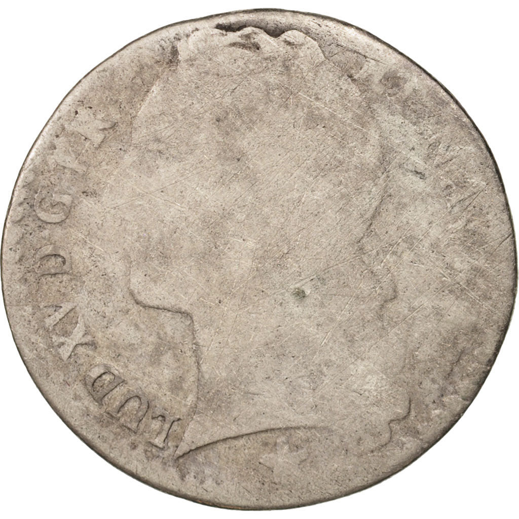 France, 1/10 Ecu, Paris, AG(3), Silver, Gadoury:292