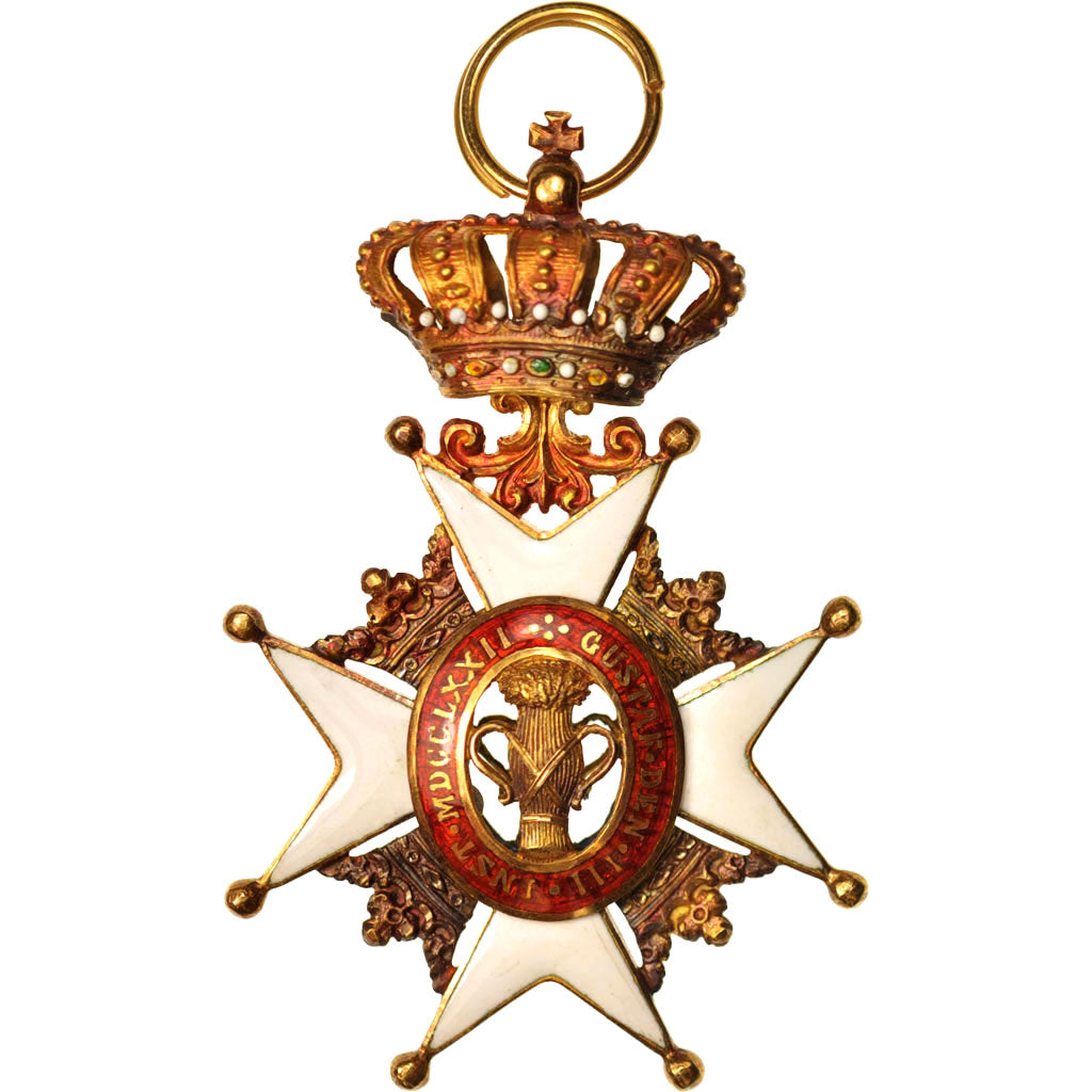 Schweden, Order of Vasa, Medal, XIXth Century, Excellent Quality, Silver and