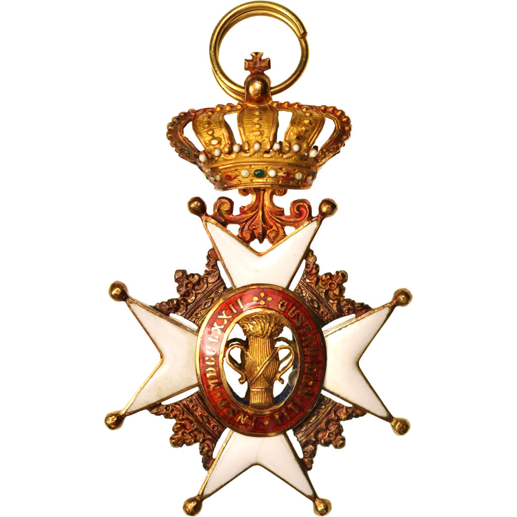 Schweden, Order of Vasa, Medal, XIXth Century, Excellent Quality, Silver and