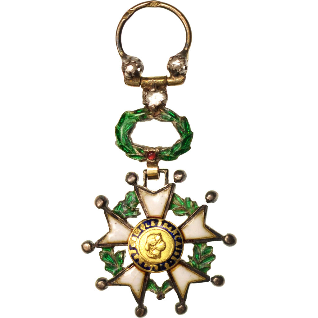 France, Légion d'Honneur (miniature), Medal, XIXth Century, Very Good Quality