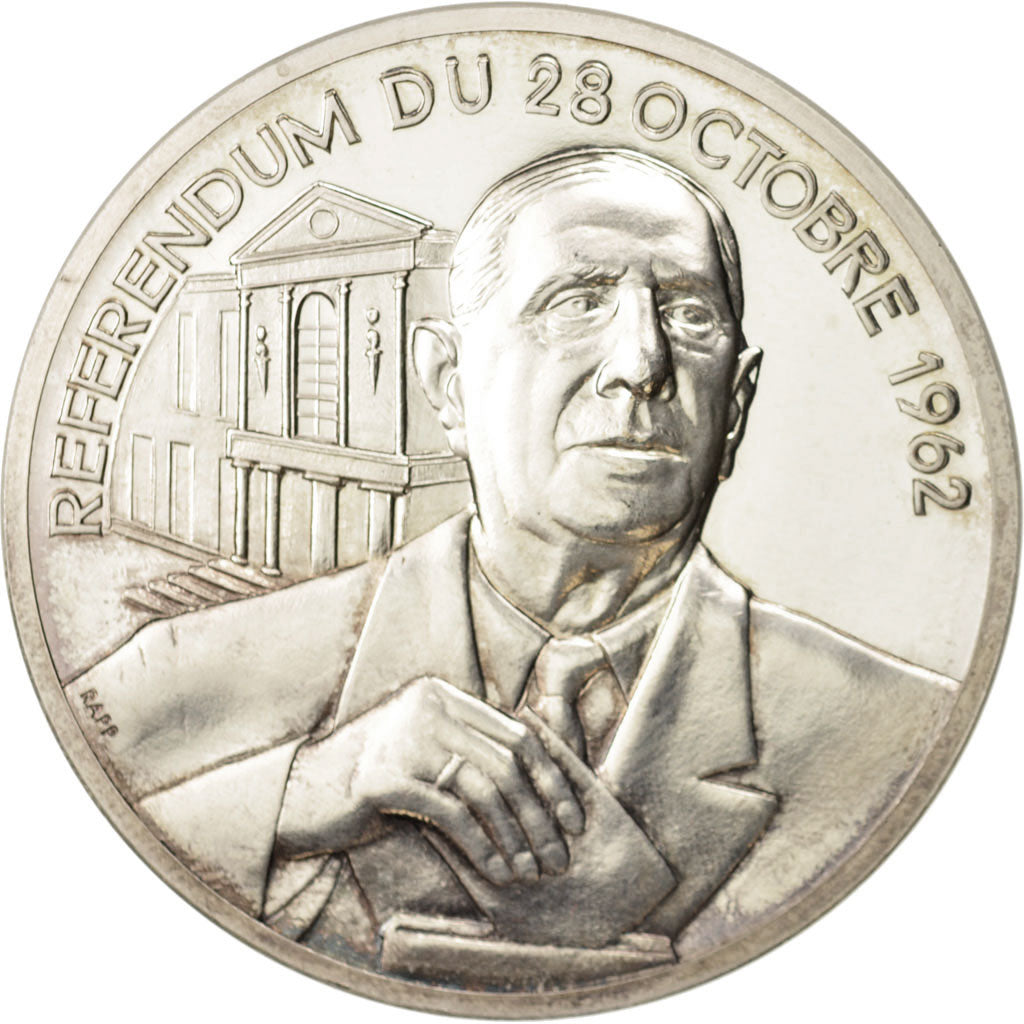 Frankrijk, Medal, Charles De Gaulle, Référendum du 28 octobre 1962, French