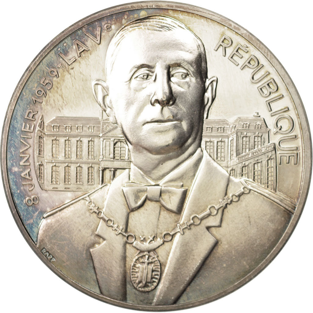 France, Medal, Charles De Gaulle, 8 janvier 1959, La Ve République, French