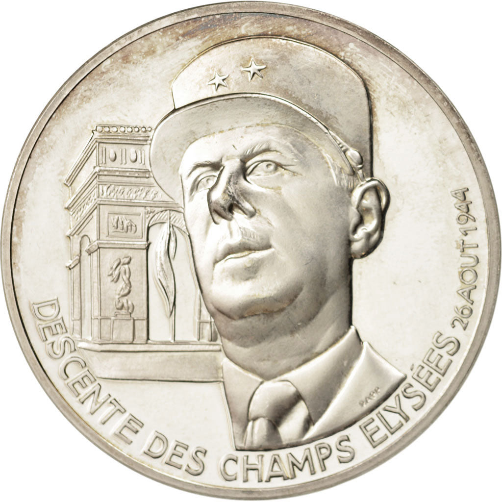 France, Medal, Charles De Gaulle, Descente des Champs Elysées, 26 août 1944