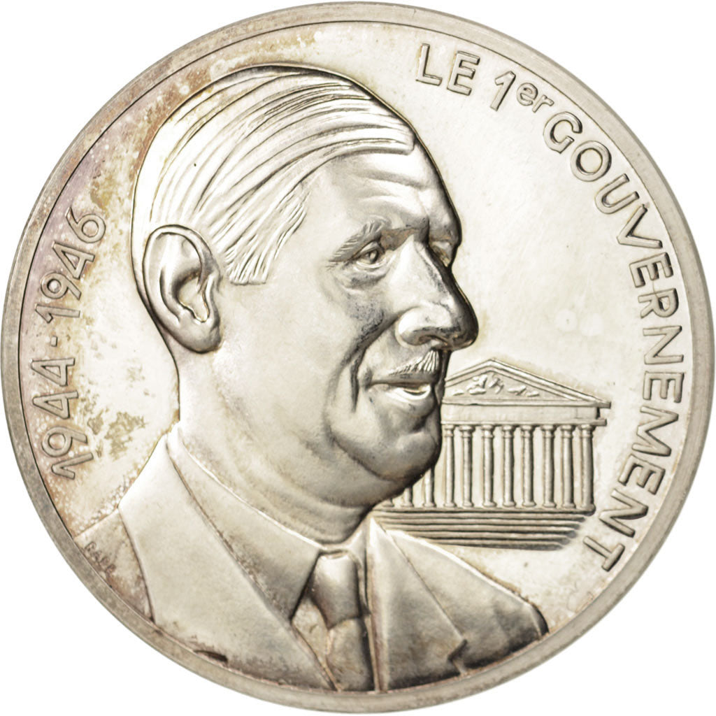 Frankreich, Medal, Charles De Gaulle, 1944-1946, Le 1er Gouvernement, French