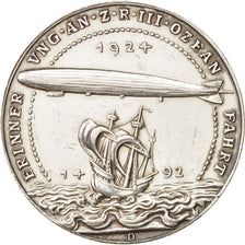 Allemagne, Medal, Weimar Republic, Commemoration the atlantic crossing