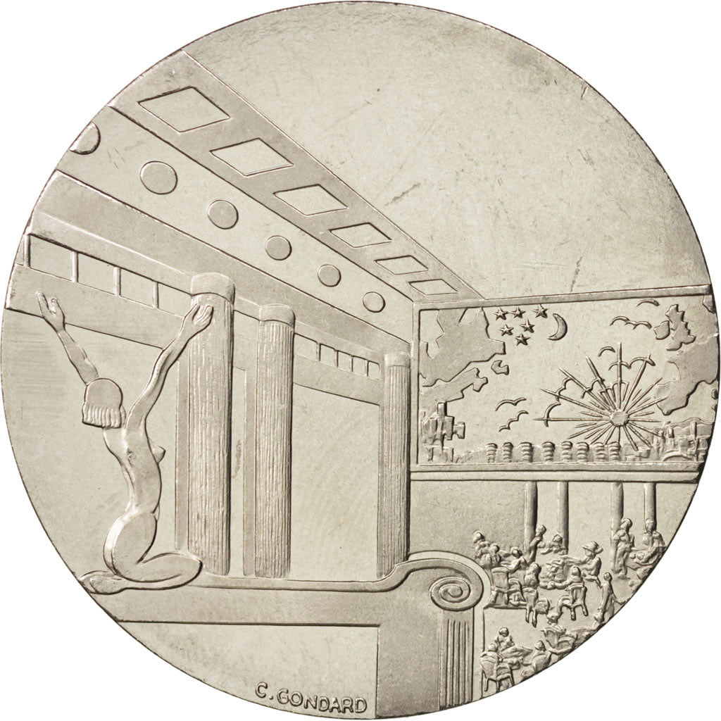 France, Medal, Les Grands Transatlantiques, Queen Mary