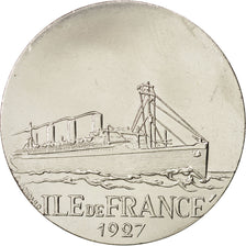 France, Medal, Les Grands Transatlantiques, Ile de France, French Fifth