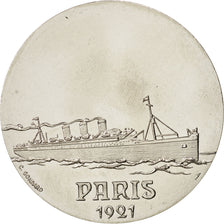 Frankrijk, Medal, Les Grands Transatlantiques, Paris, French Fifth Republic