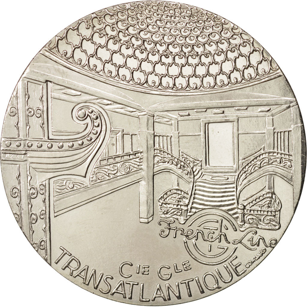Frankrijk, Medal, Les Grands Transatlantiques, Paris, French Fifth Republic
