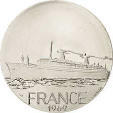 France, Medal, Les Grands Transatlantiques, France, French Fifth Republic