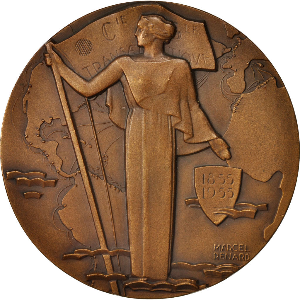 Francja, Medal, Centenaire de la Compagnie générale transatlantique, Wysyłka