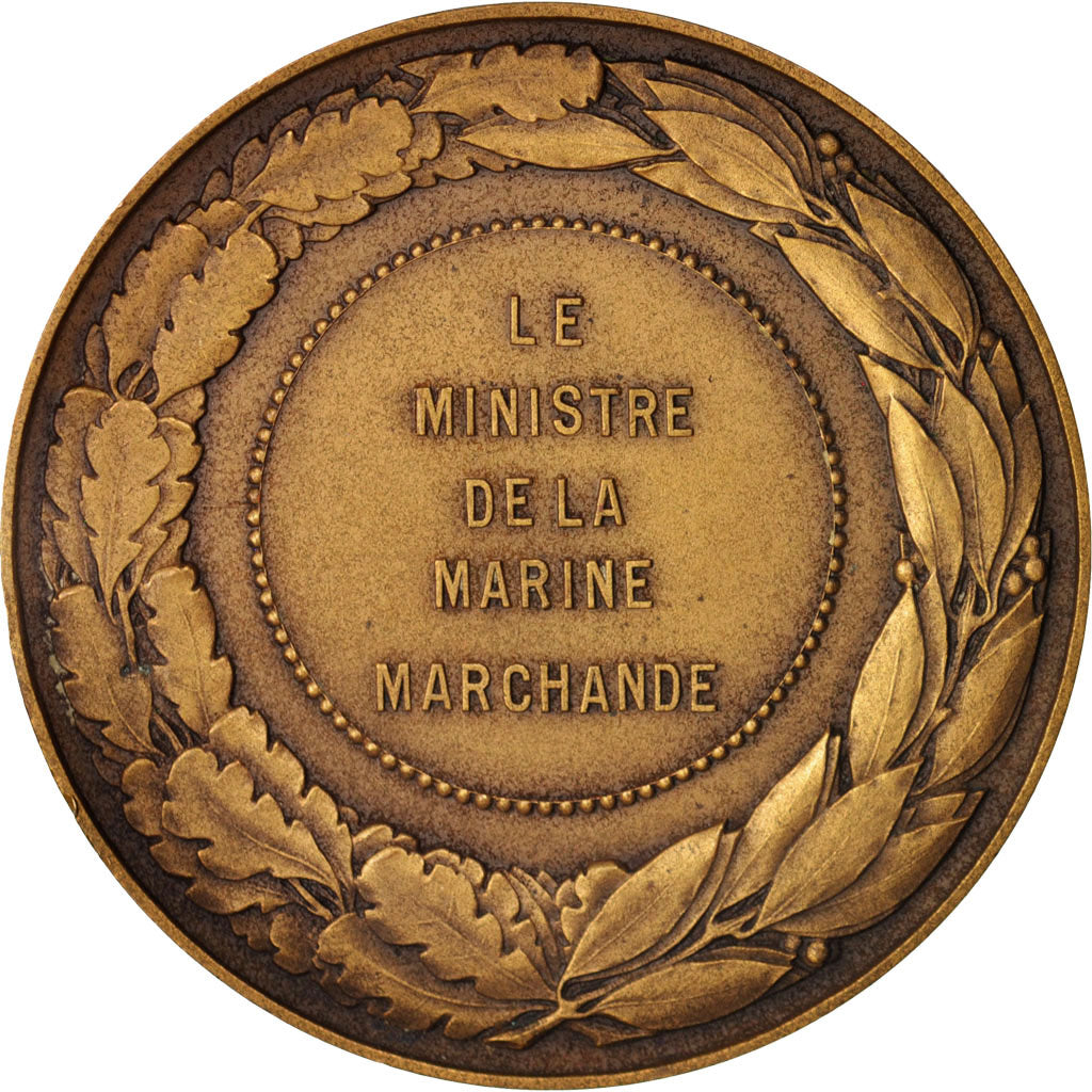 Frankreich, Medal, Le Ministre de la Marine Marchande, Shipping, Delannoy, SS+