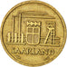 SAARLAND, 10 Franken, 1954, Paris, AU(50-53), Aluminum-Bronze, KM:1