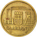 SAARLAND, 20 Franken, 1954, Paris, AU(50-53), Aluminum-Bronze, KM:2