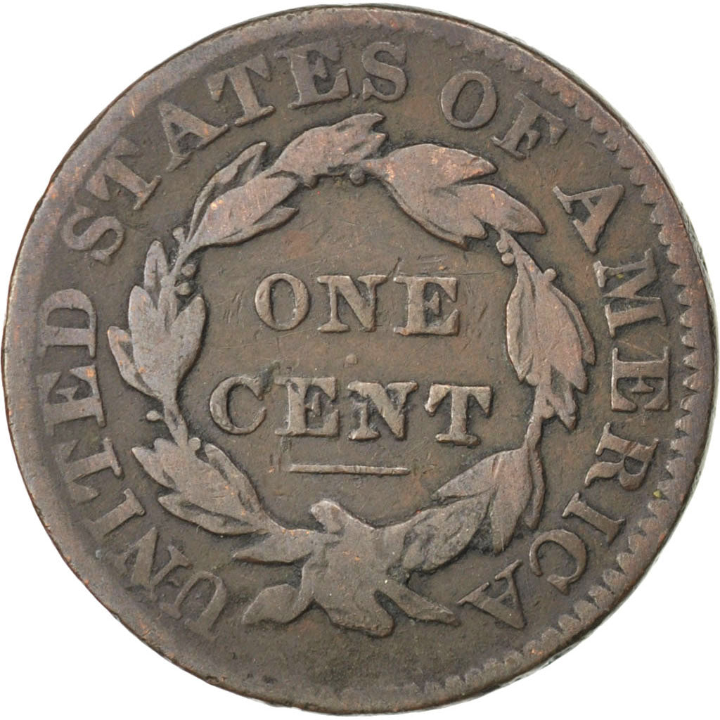 UNITED STATES, Coronet Cent, Cent, 1832, U.S. Mint, KM #45, VF(20-25), Copper,..