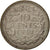 Moneda, Países Bajos, Wilhelmina I, 10 Cents, 1939, MBC, Plata, KM:163