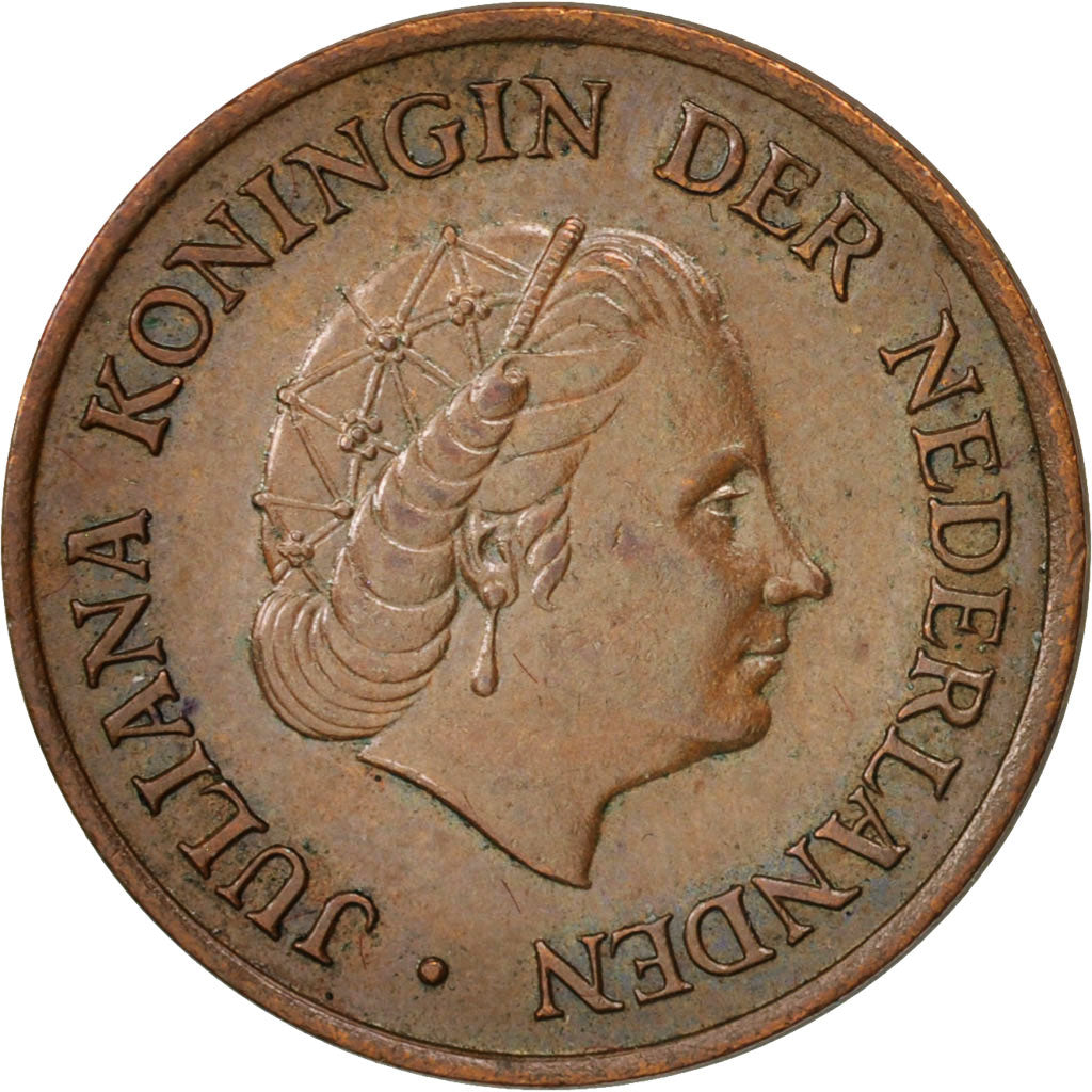 Monnaie, Pays-Bas, Juliana, 5 Cents, 1975, TTB+, Bronze, KM:181