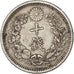 Japan, 10 Sen, 1876, KM #Y23, AU(50-53), Silver, 2.66