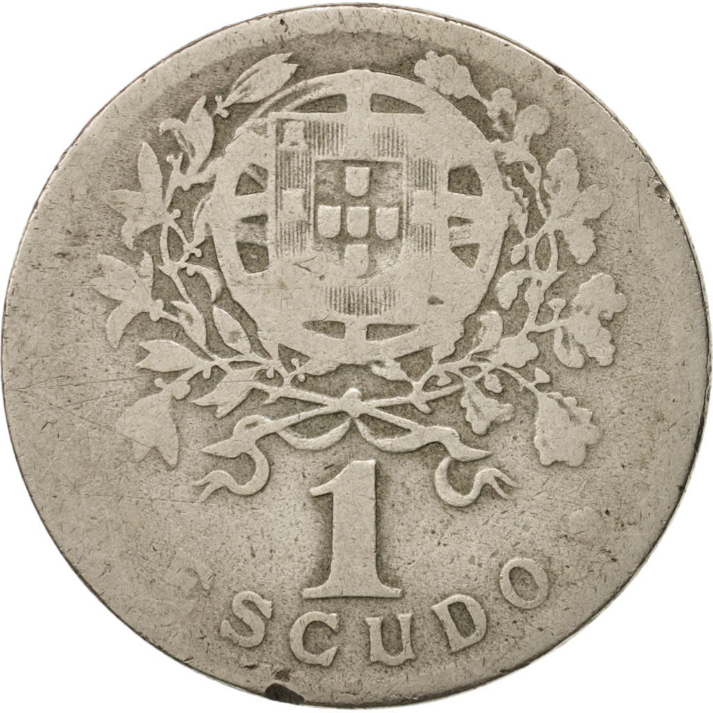 Coin, Portugal, Escudo, 1927, F(12-15), Copper-nickel, KM:578