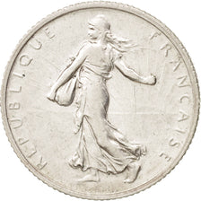 France, Semeuse, Franc, 1911, Paris, EF(40-45), Silver, KM:844.1, Gadoury:467