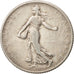 Francia, Semeuse, Franc, 1912, Paris, MB+, Argento, KM:844.1, Gadoury:467