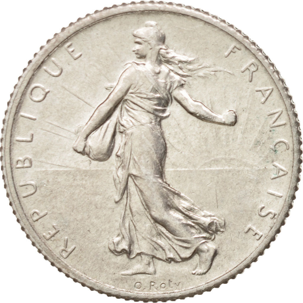 Francia, Semeuse, Franc, 1914, Paris, SPL-, Argento, KM:844.1, Gadoury:467