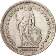 Coin, Switzerland, 2 Francs, 1944, Bern, AU(50-53), Silver, KM:21