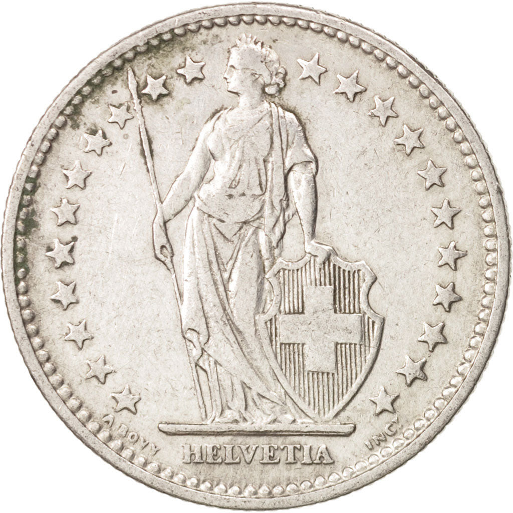 Coin, Switzerland, 2 Francs, 1903, Bern, EF(40-45), Silver, KM:21