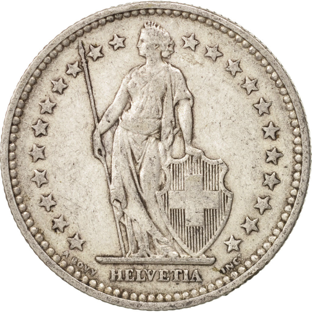 Switzerland, 2 Francs, 1905, Bern, VF(30-35), Silver, KM:21