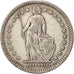 Svizzera, 2 Francs, 1907, Bern, MB, Argento, KM:21