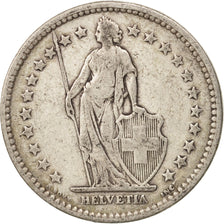 Switzerland, 2 Francs, 1910, Bern, VF(20-25), Silver, KM:21