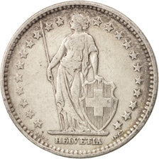 Svizzera, 2 Francs, 1910, Bern, MB+, Argento, KM:21