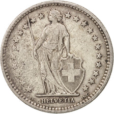 Coin, Switzerland, 2 Francs, 1910, Bern, VF(30-35), Silver, KM:21