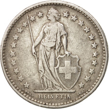 Svizzera, 2 Francs, 1911, Bern, MB+, Argento, KM:21