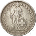 Svizzera, 2 Francs, 1911, Bern, MB+, Argento, KM:21