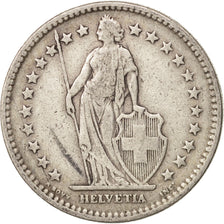 Switzerland, 2 Francs, 1914, Bern, VF(30-35), Silver, KM:21