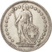 Svizzera, 2 Francs, 1916, Bern, BB, Argento, KM:21