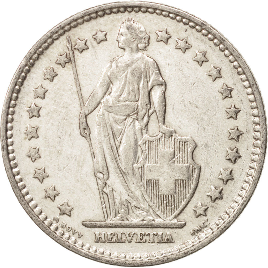 Monnaie, Suisse, 2 Francs, 1921, Bern, TTB, Argent, KM:21