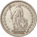 Coin, Switzerland, 2 Francs, 1922, Bern, VF(30-35), Silver, KM:21