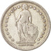 Switzerland, 2 Francs, 1922, Bern, VF(30-35), Silver, KM:21