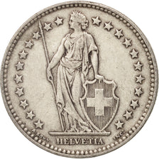 Switzerland, 2 Francs, 1921, Bern, EF(40-45), Silver, KM:21