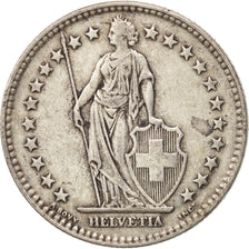 Schweiz, 2 Francs, 1932, Bern, EF(40-45), Silver, KM:21
