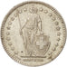 Switzerland, 2 Francs, 1936, Bern, AU(55-58), Silver, KM:21