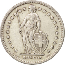 Switzerland, 2 Francs, 1945, Bern, EF(40-45), Silver, KM:21
