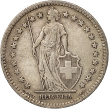 Switzerland, 2 Francs, 1945, Bern, EF(40-45), Silver, KM:21