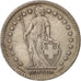 Switzerland, 2 Francs, 1945, Bern, EF(40-45), Silver, KM:21