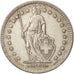 Switzerland, 2 Francs, 1944, Bern, EF(40-45), Silver, KM:21